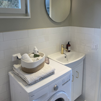 Enplansvägen, Halmstad, Badrum