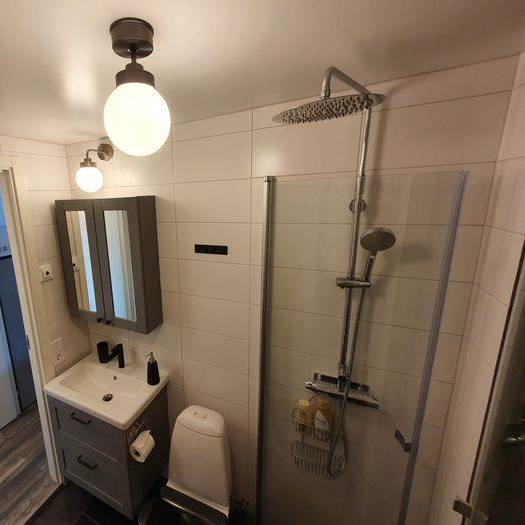 Smålandsgatan, Halmstad, Badrum