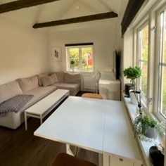 Kalmar Magistratsgatan Attefallshus Vardagsrum