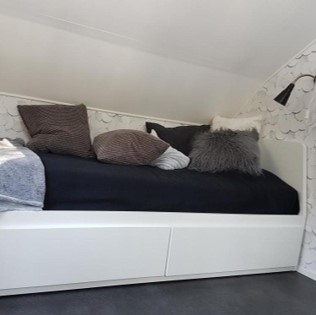 Söderhamn Trumslagaregatan sovrum vardagsrum allrum
