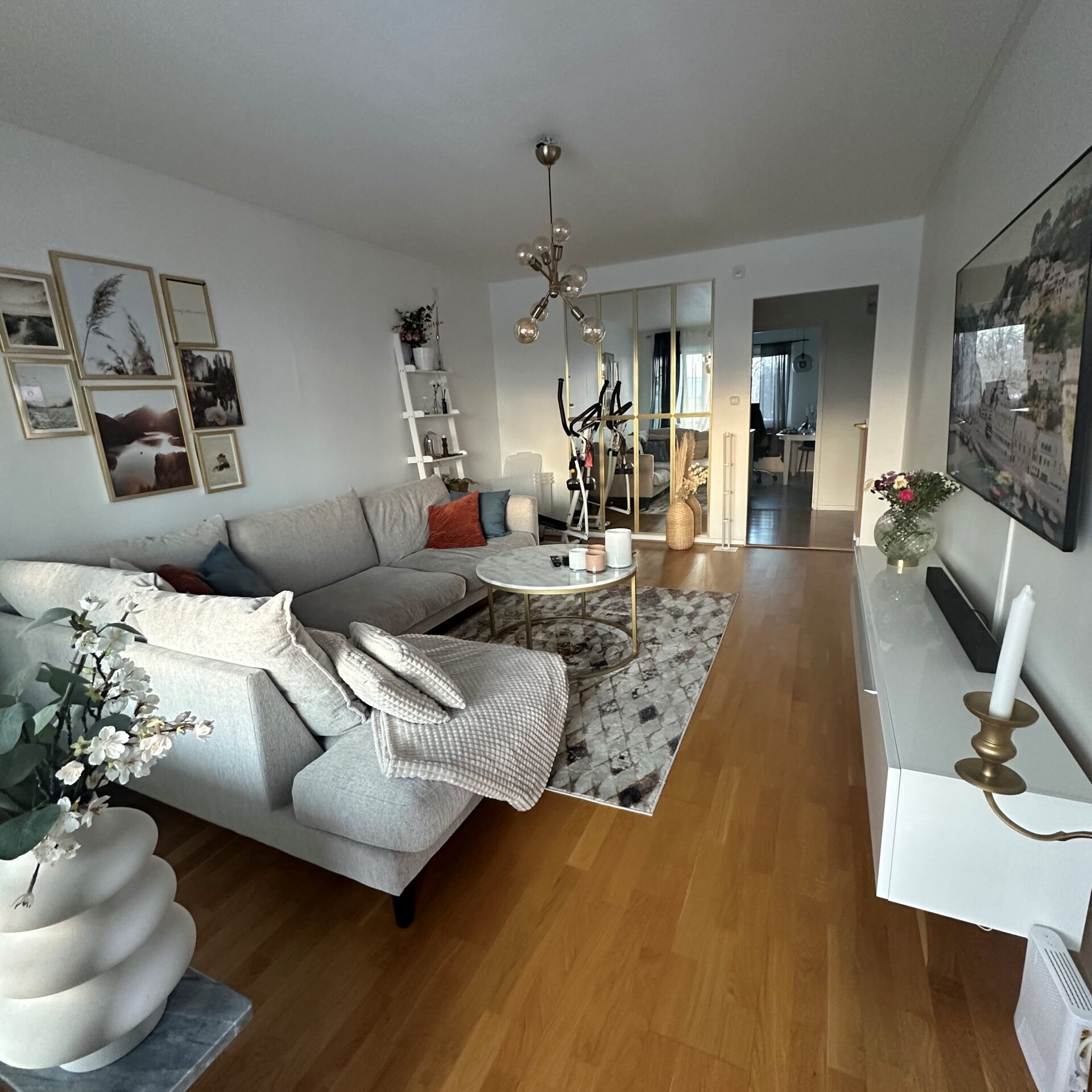 Hemmanvägen Halmstad Vardagsrum