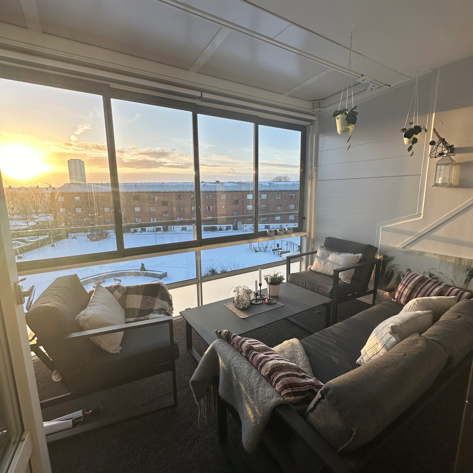 Hemmanvägen Halmstad Balkong